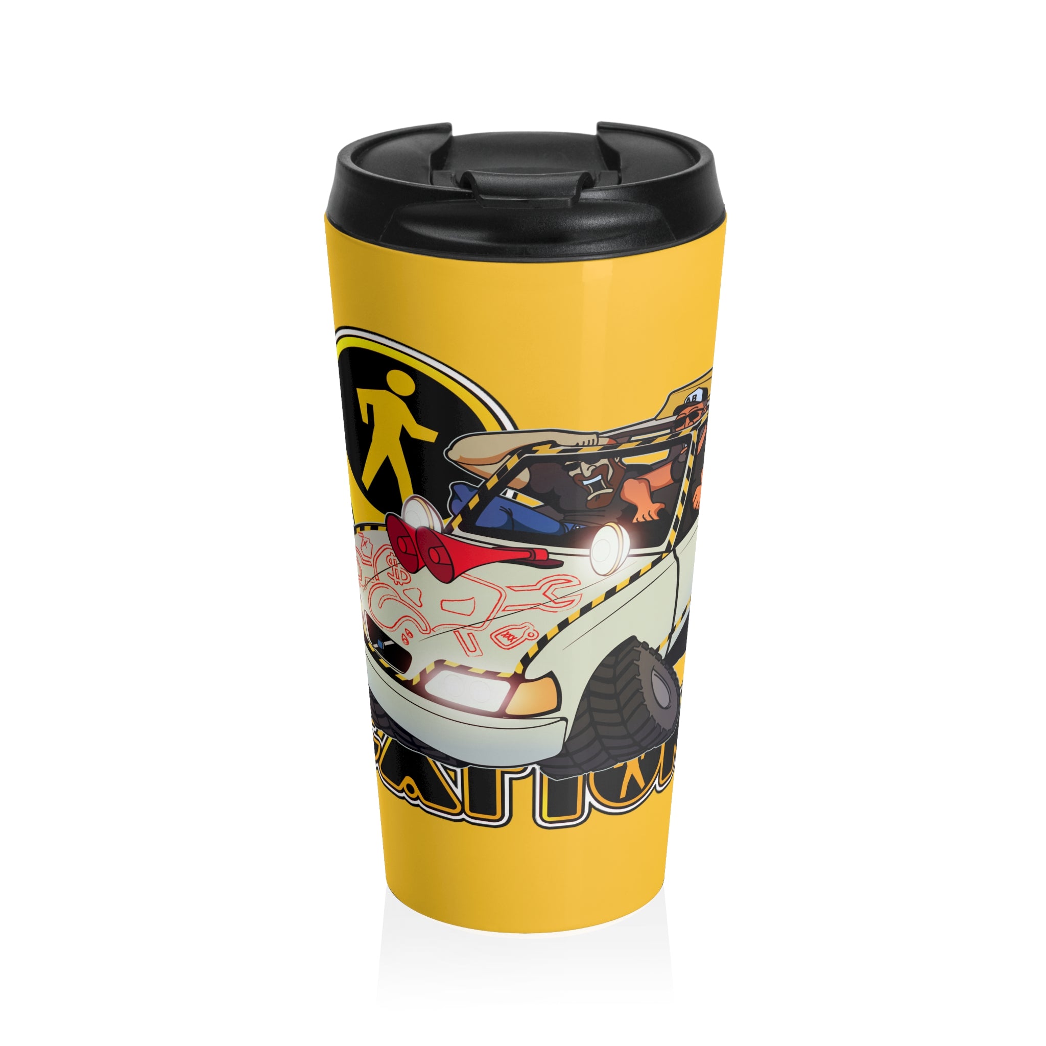 Navigation Driving Challenge Travel Tumbler (sun yellow)