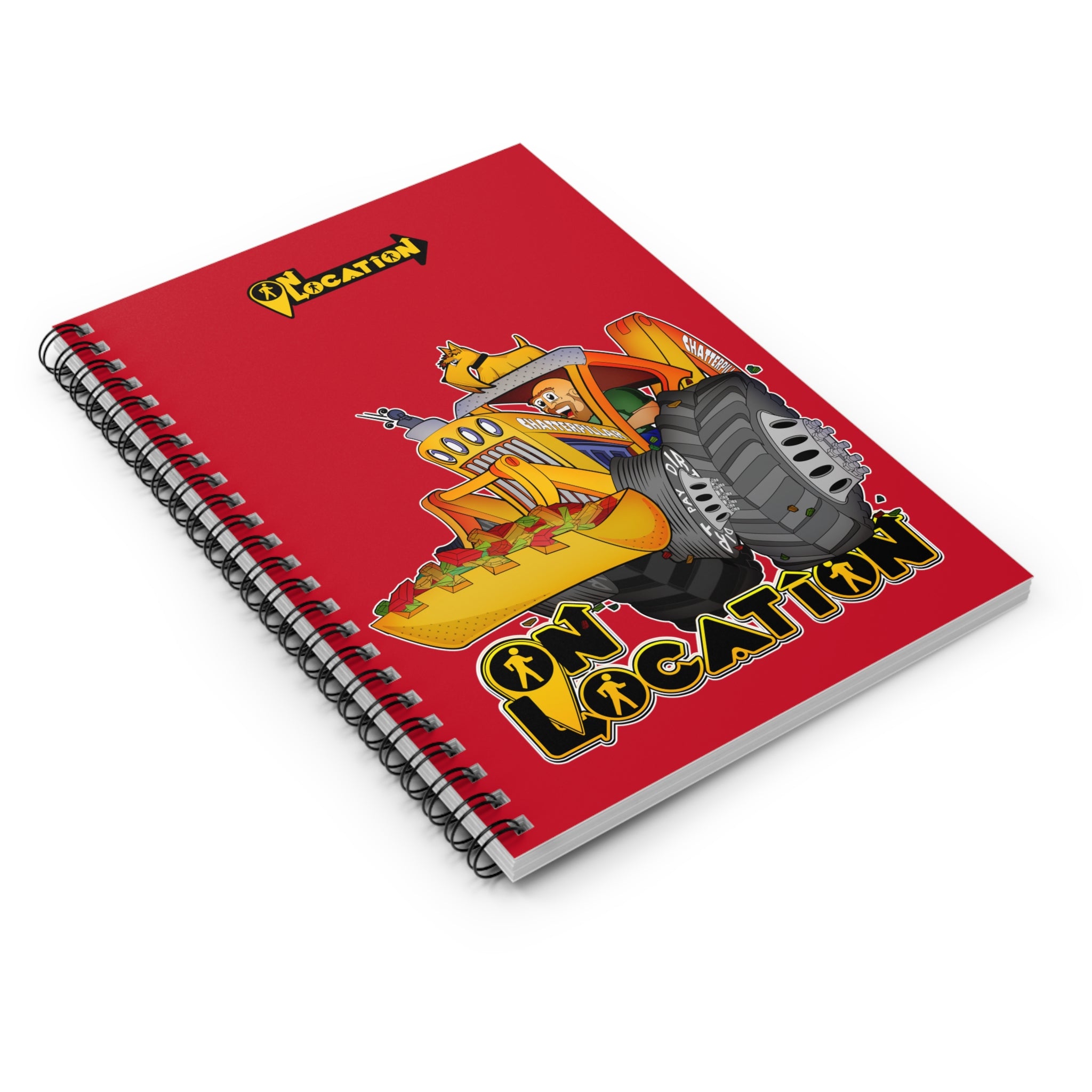 Plush Diamond Mining Spiral Notebook