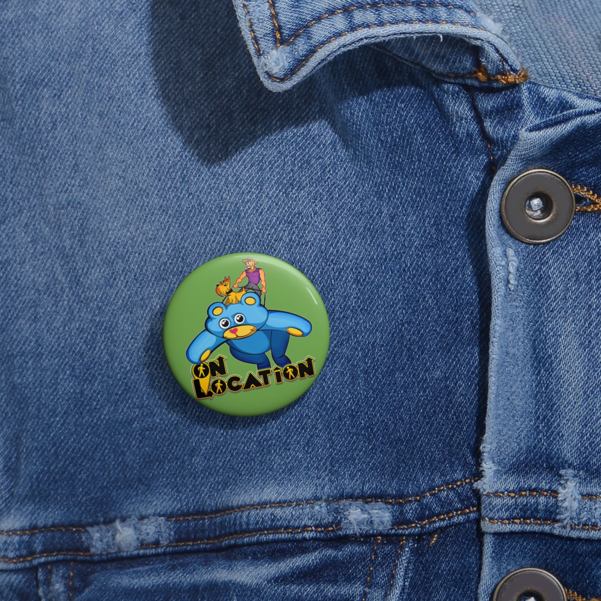 Giant Kite Flying Button