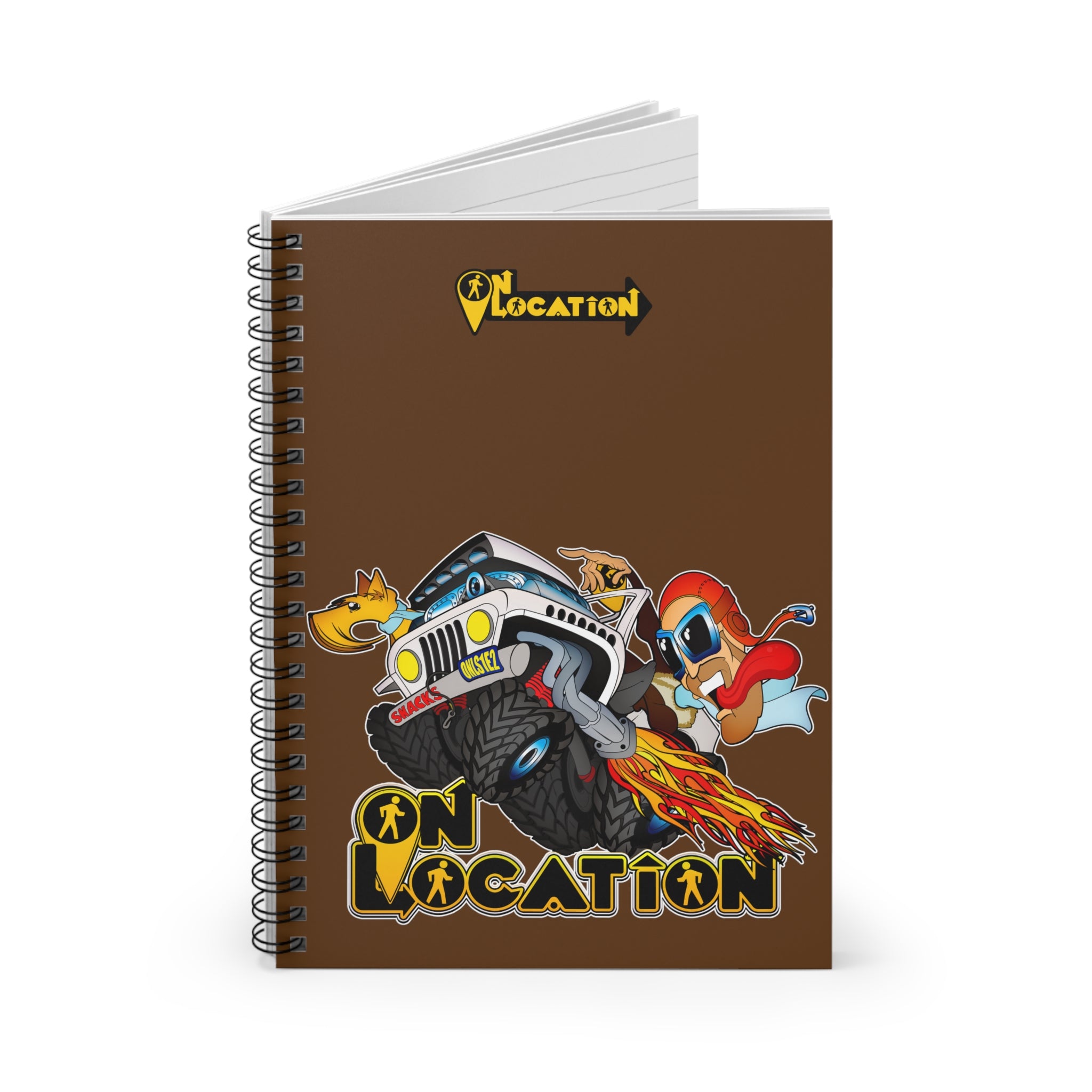4x4 Rock Crawling Spiral Notebook