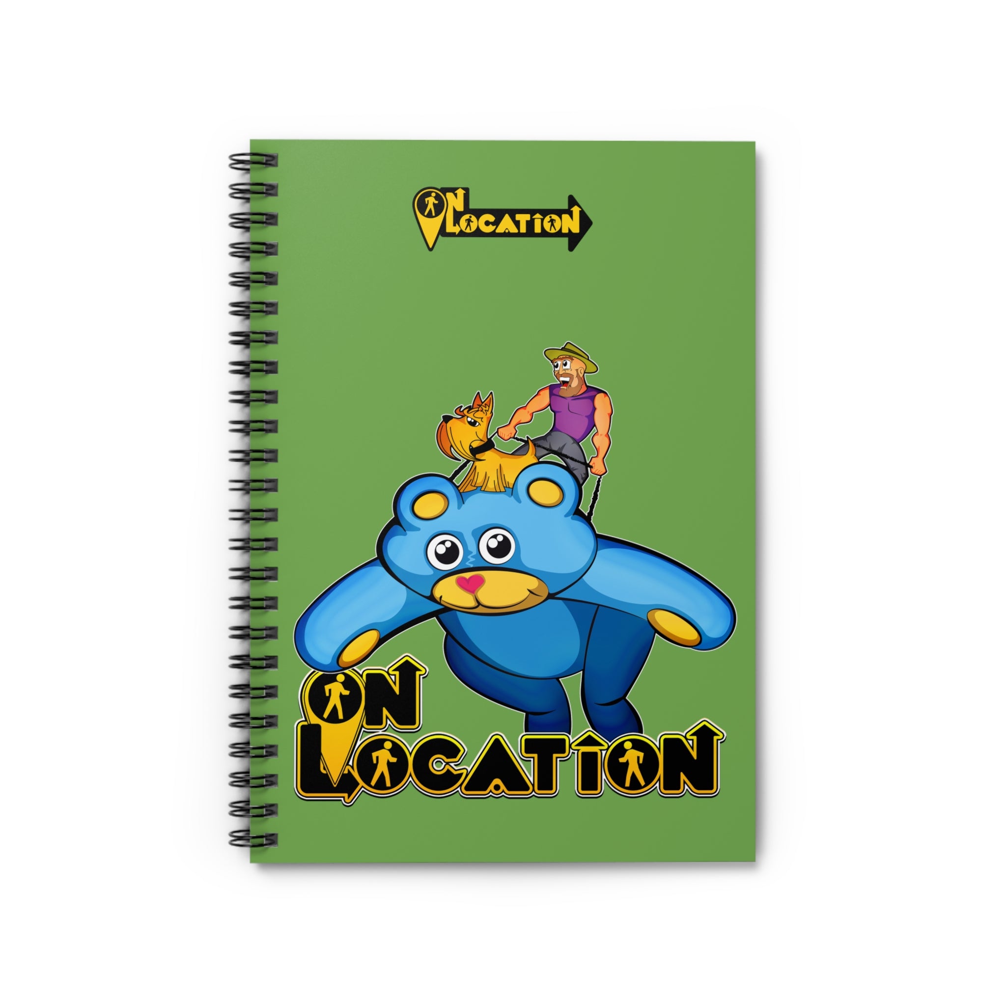 Giant Kite Flying Spiral Notebook