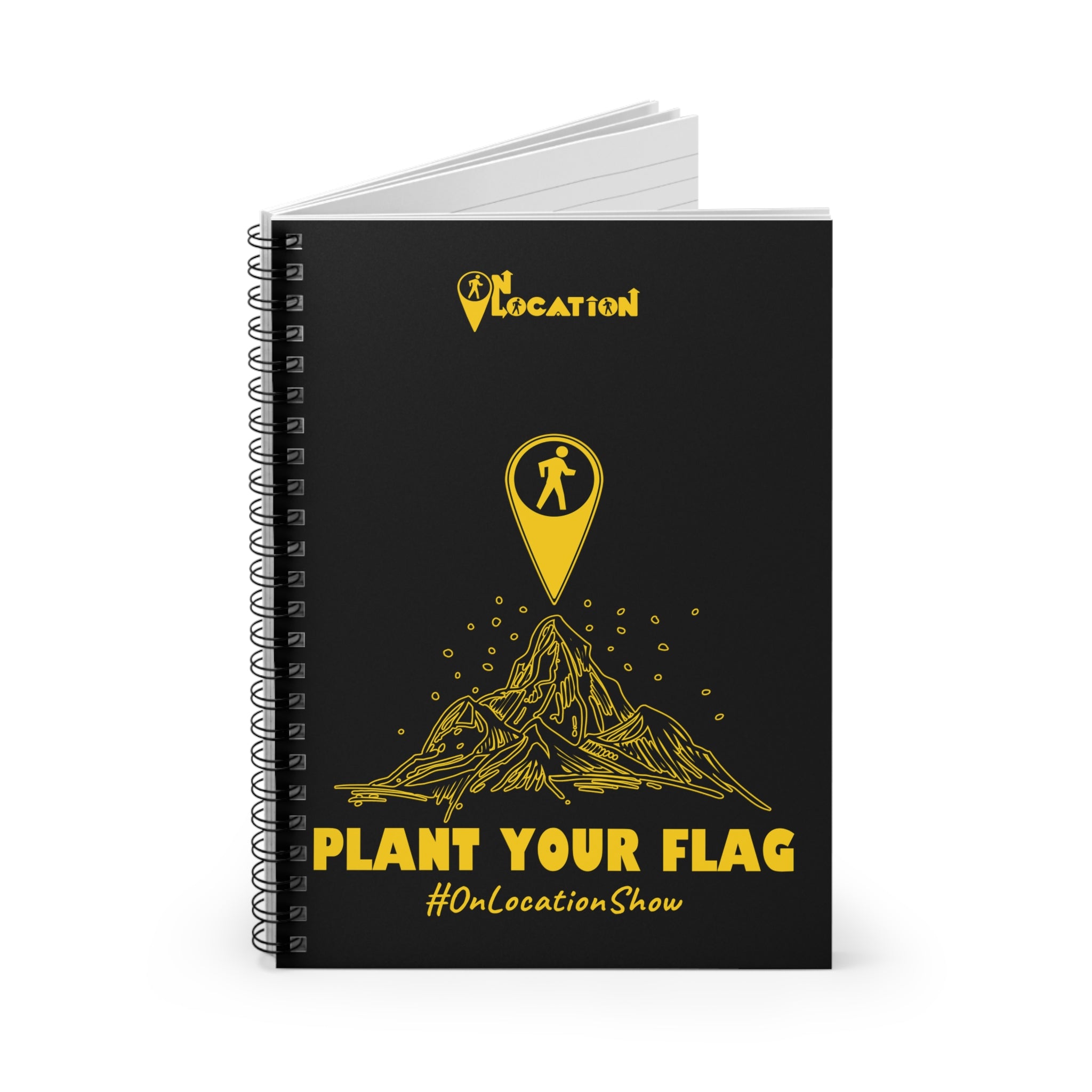 Plant Your Flag Spiral Notebook