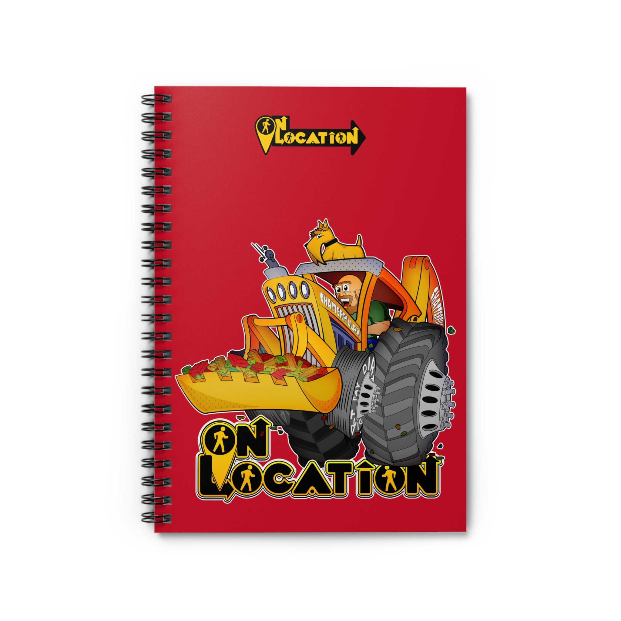 Plush Diamond Mining Spiral Notebook