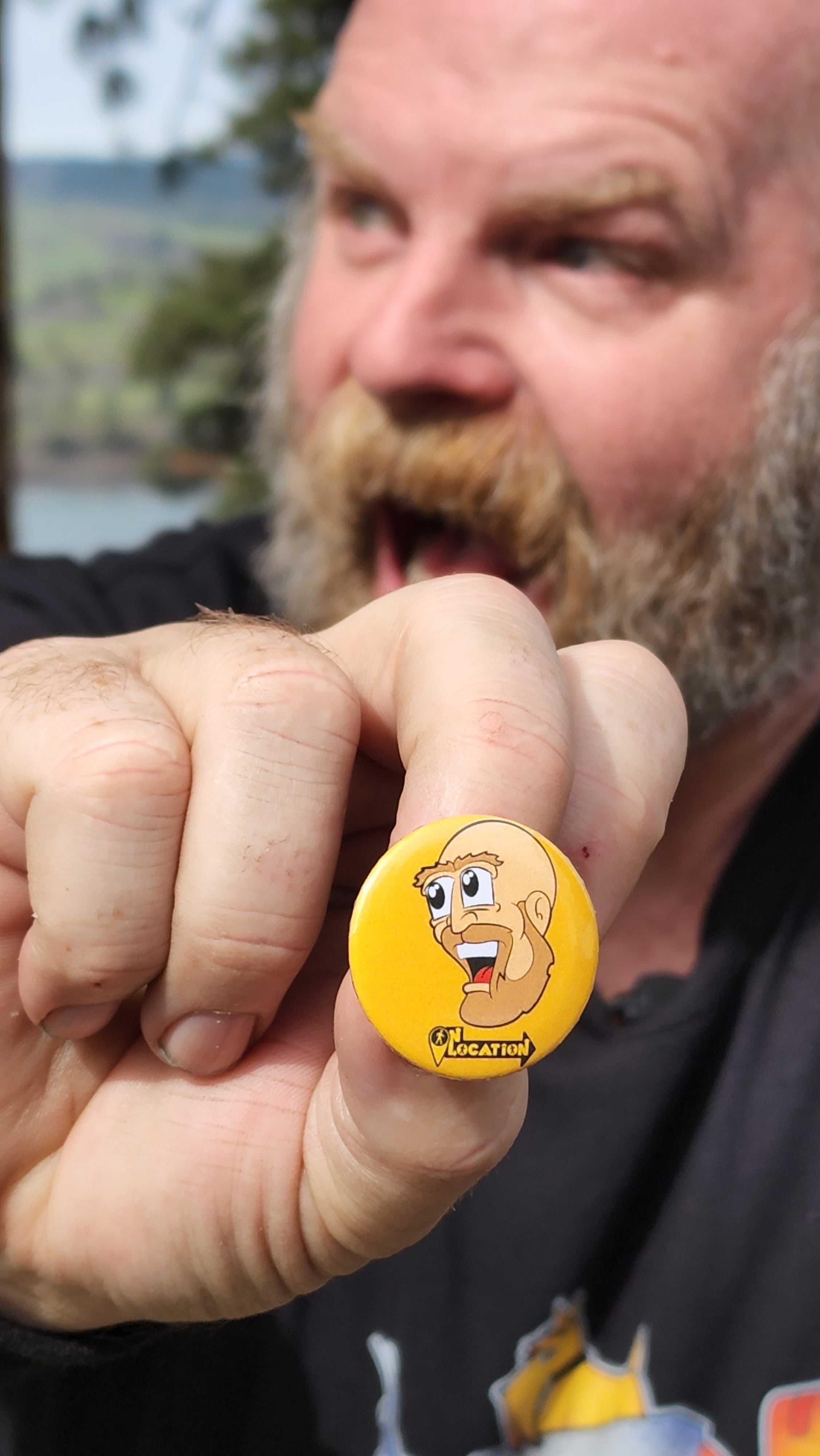 Sterling Face Button