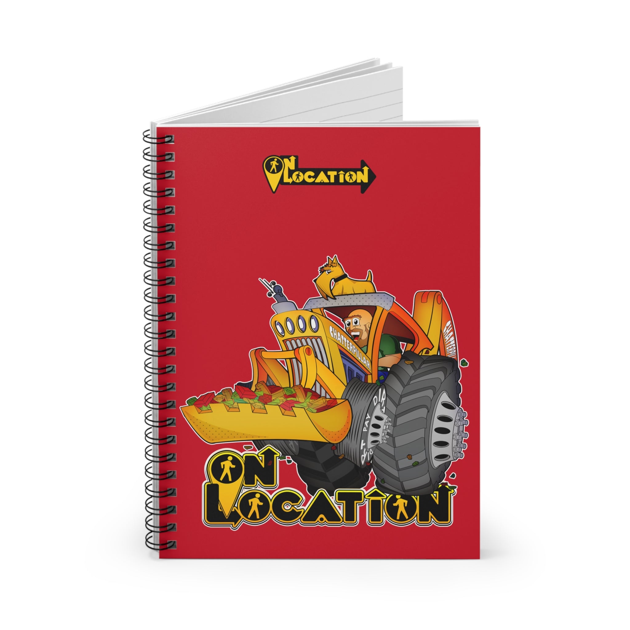 Plush Diamond Mining Spiral Notebook