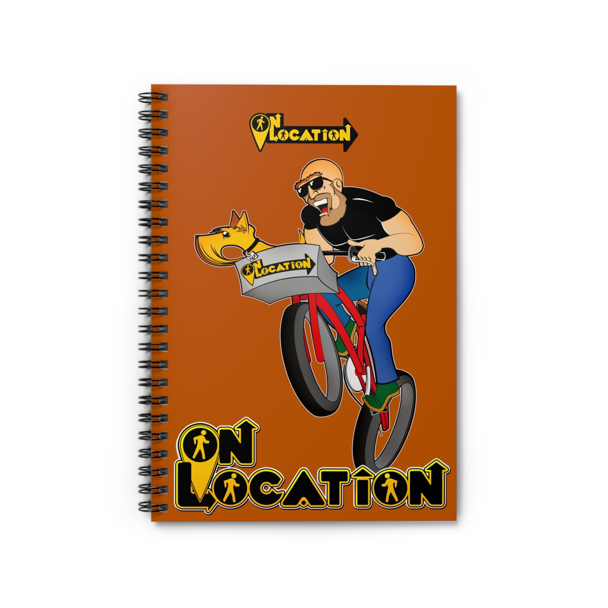 Mountain Biking Spiral Notebook