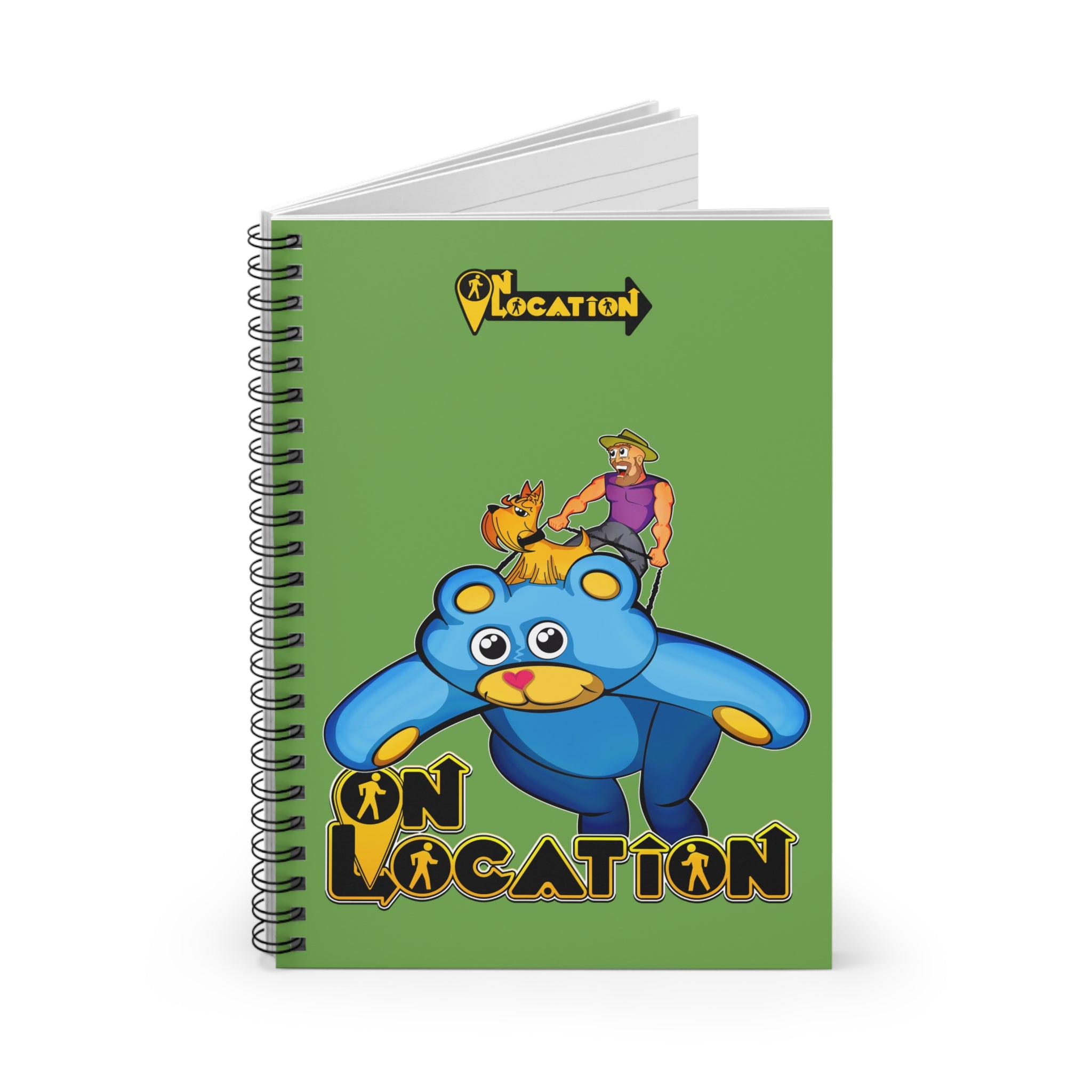 Giant Kite Flying Spiral Notebook