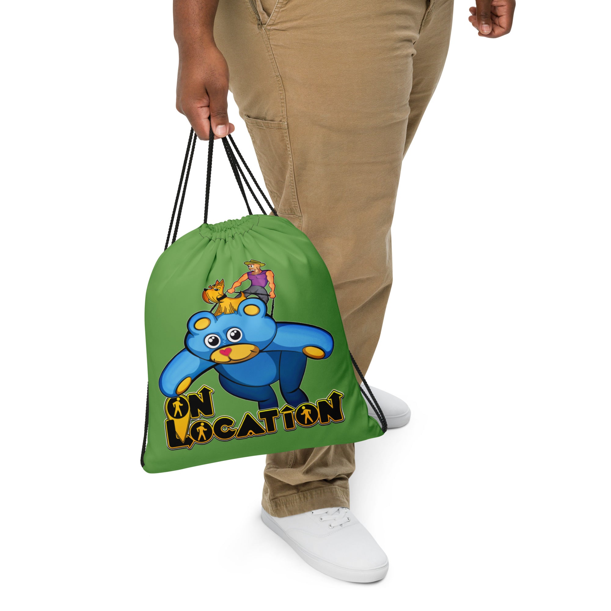 Giant Kite Flying Drawstring Bag