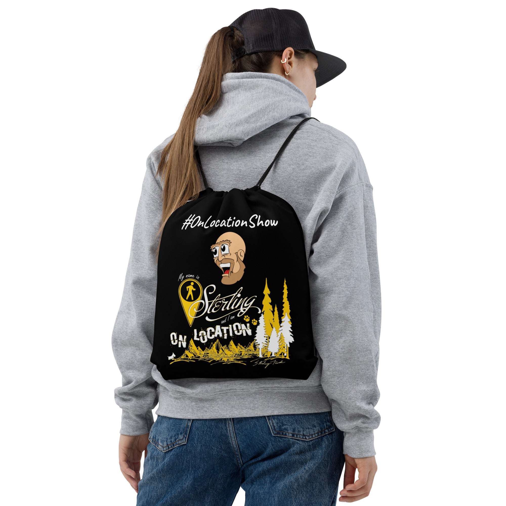 Typography with Dogmatix + Sterling Drawstring Bag