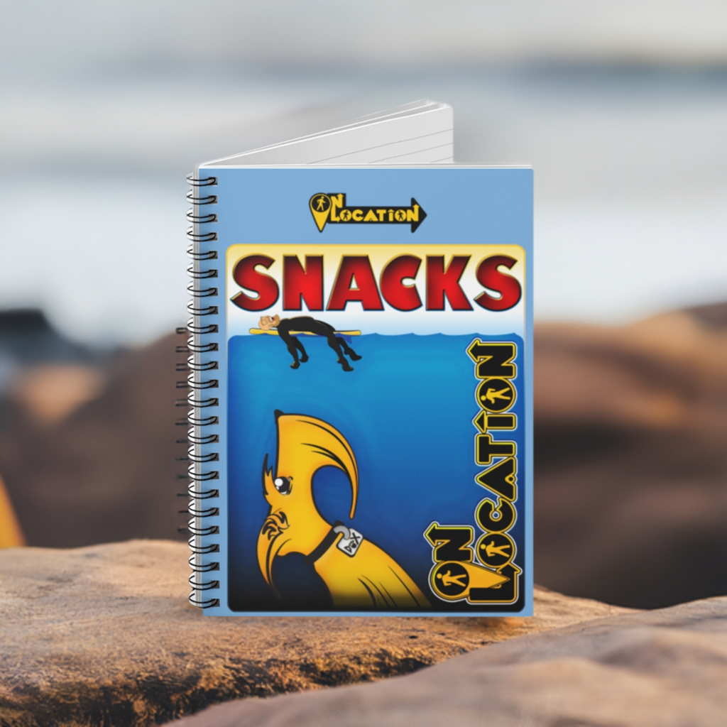 Cold Water Surfing Spiral Notebook