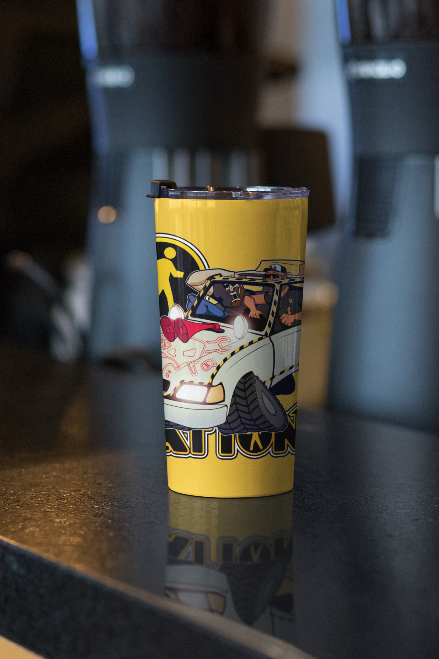 Navigation Driving Challenge Travel Tumbler