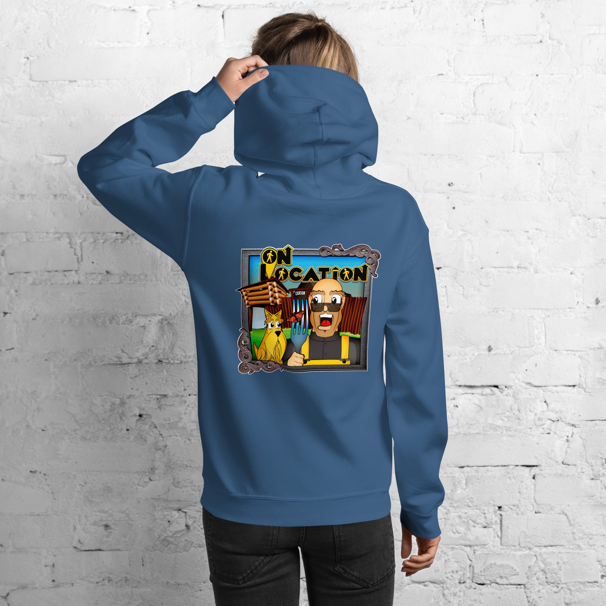 Heritage Gardening Unisex Hoodie - Back Graphic (multiple colors)