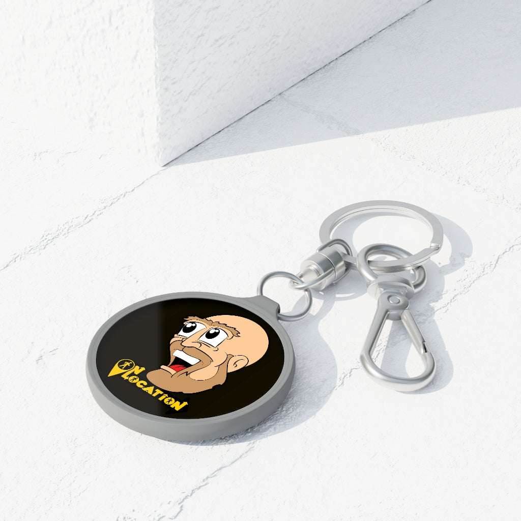 Sterling Face Keyring