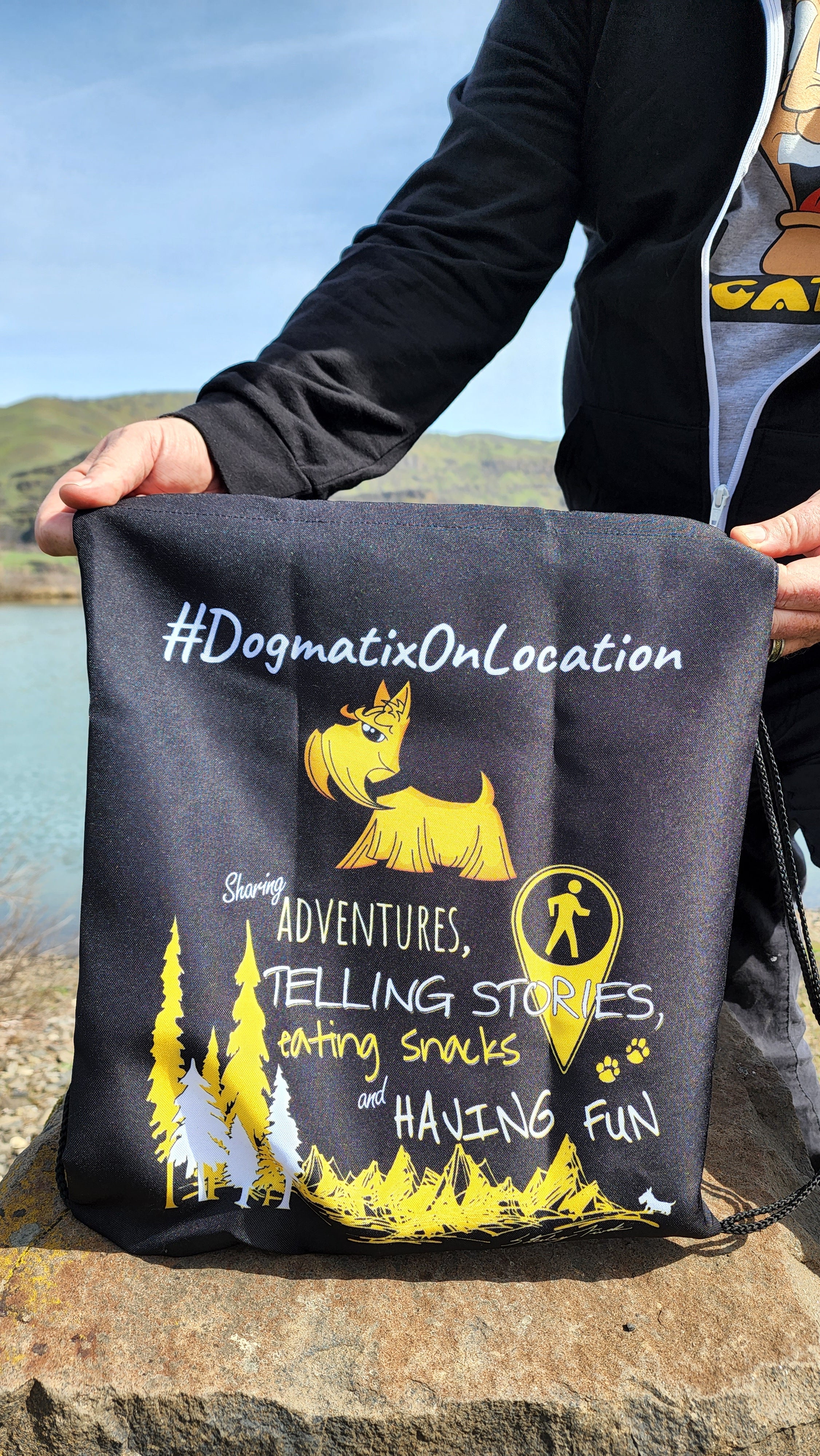 Typography with Dogmatix + Sterling Drawstring Bag