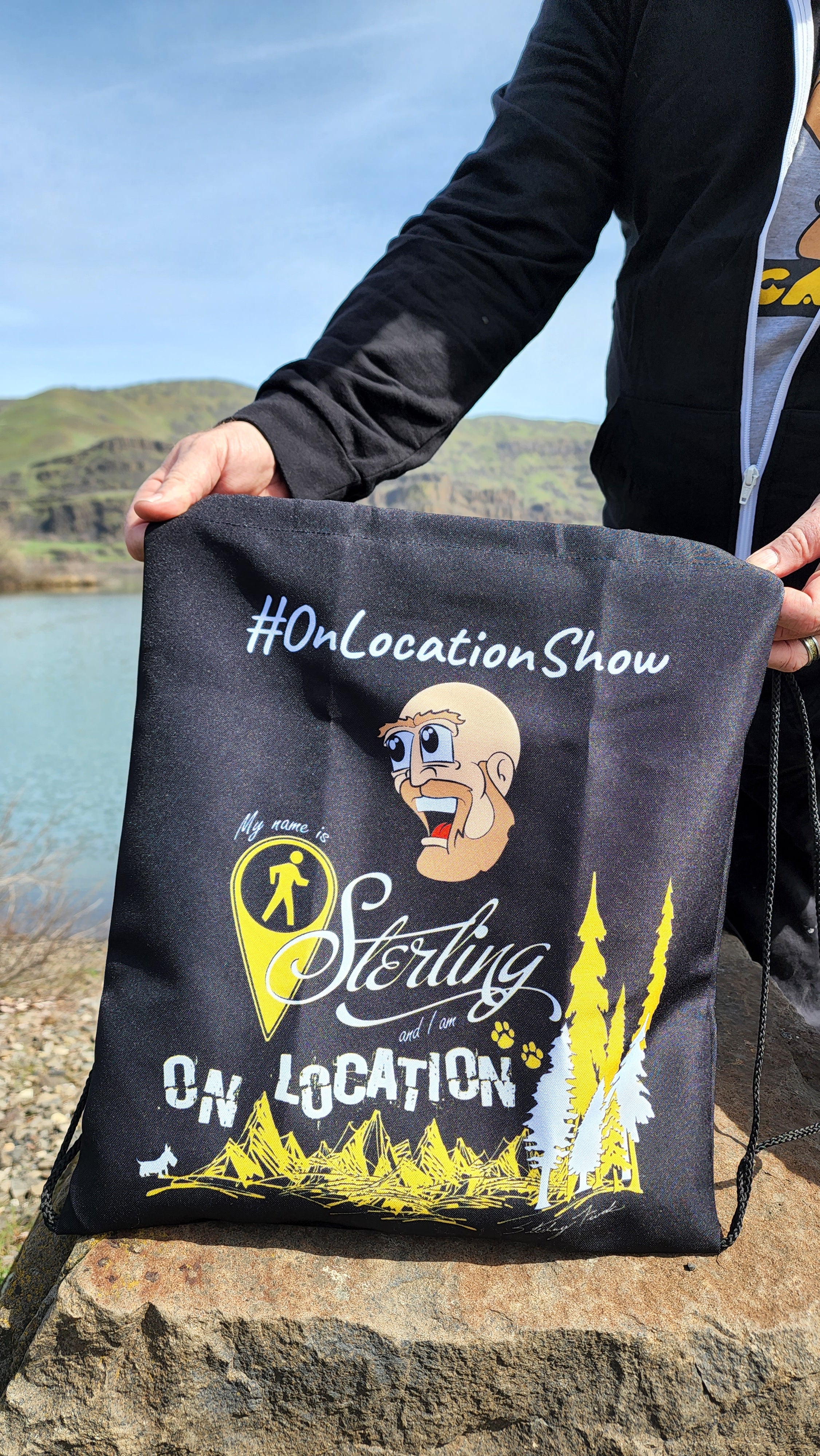 Typography with Dogmatix + Sterling Drawstring Bag