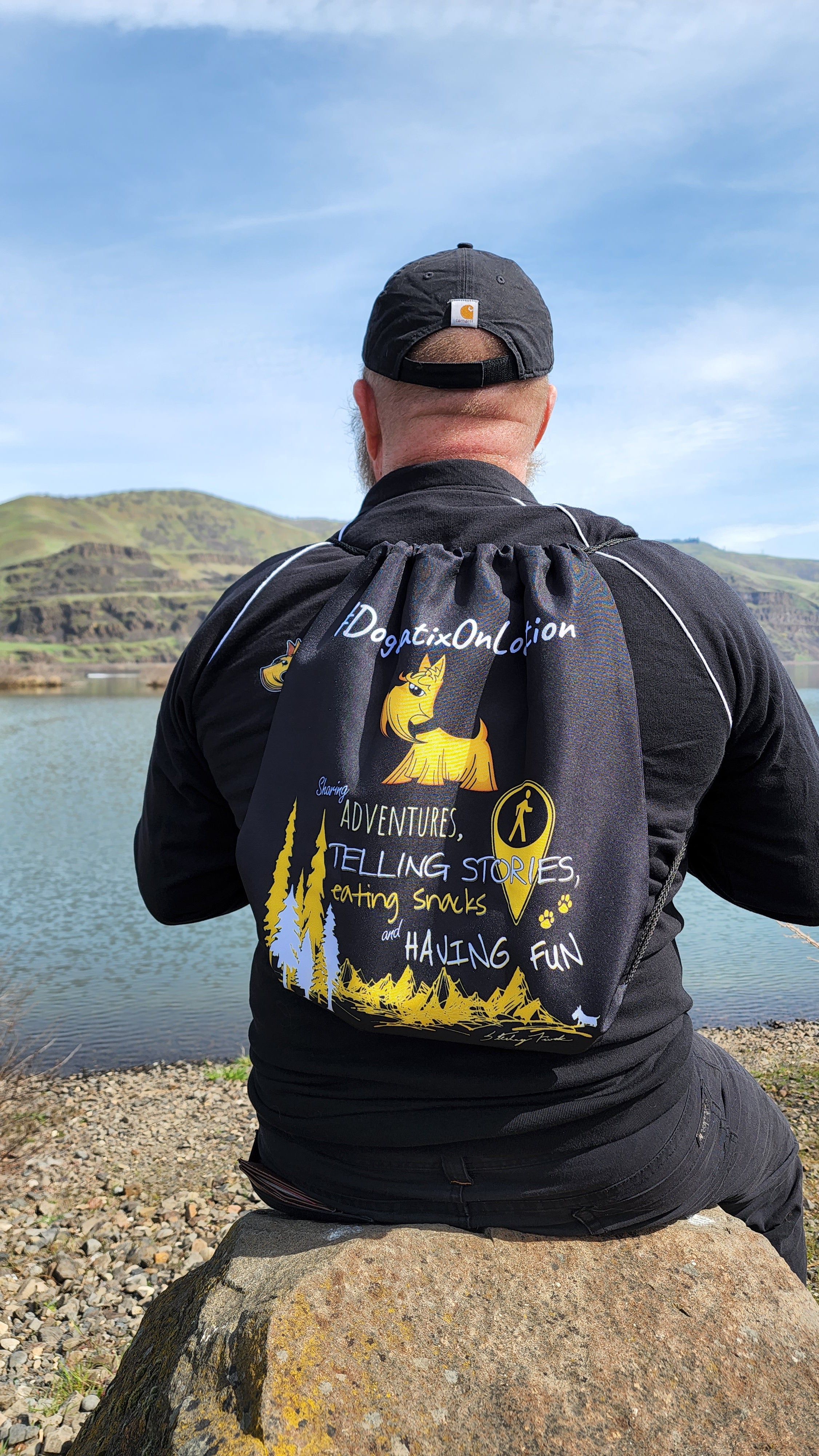 Typography with Dogmatix + Sterling Drawstring Bag