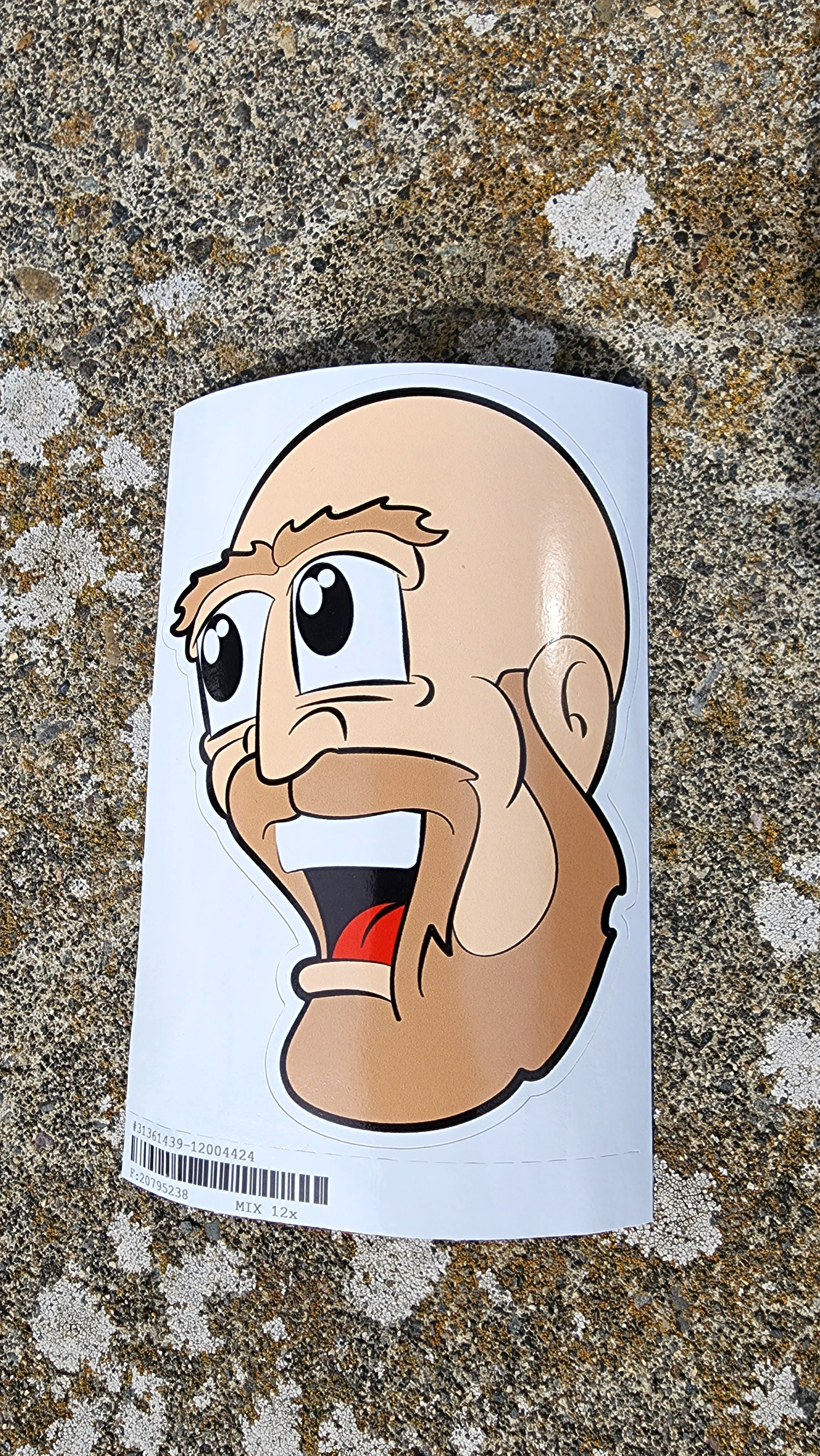 Sterling Face Stickers