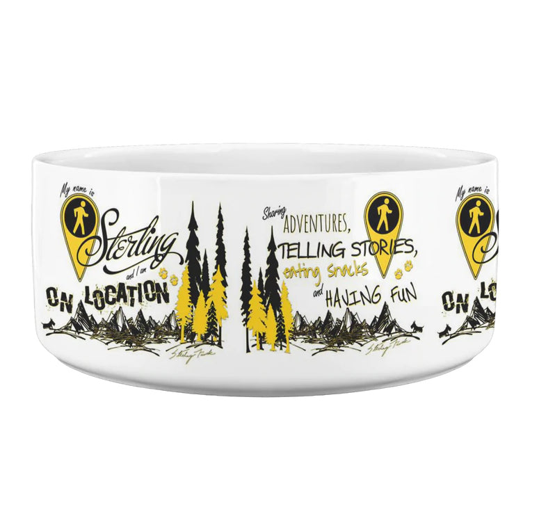 Typography Pet Bowls