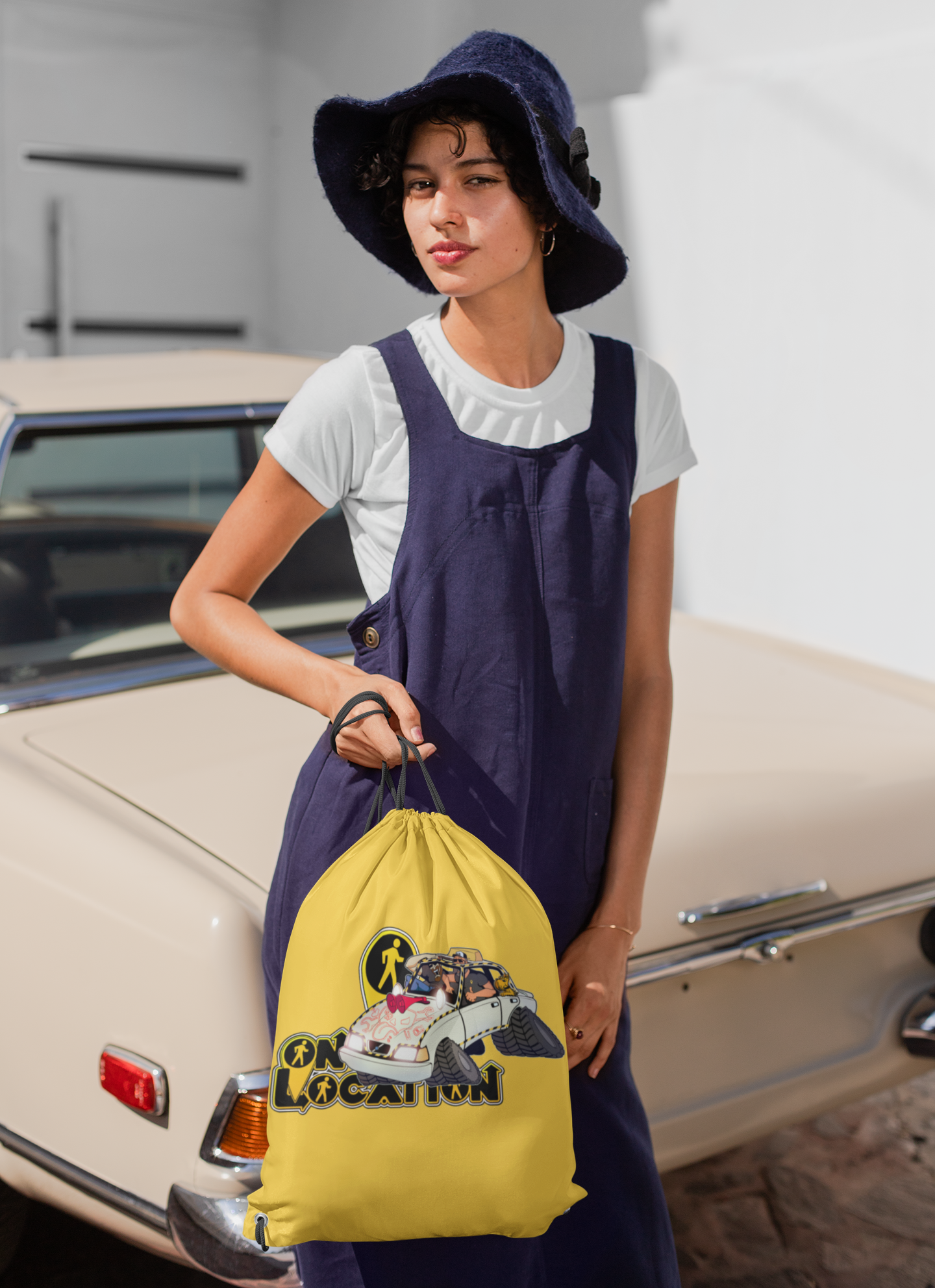 Navigation Driving Challenge Drawstring Bag