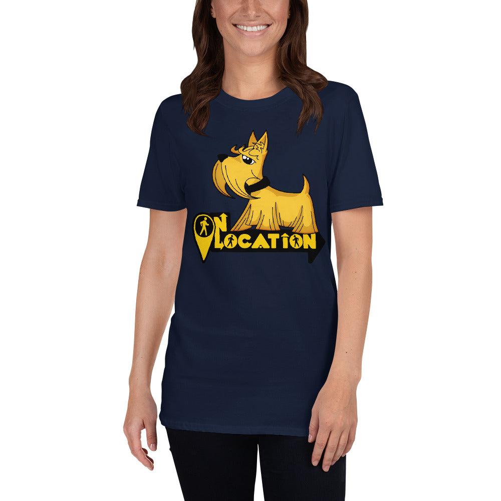 Dogmatix the Scottish Terrier Unisex Shirt - Front Graphic (multiple colors)