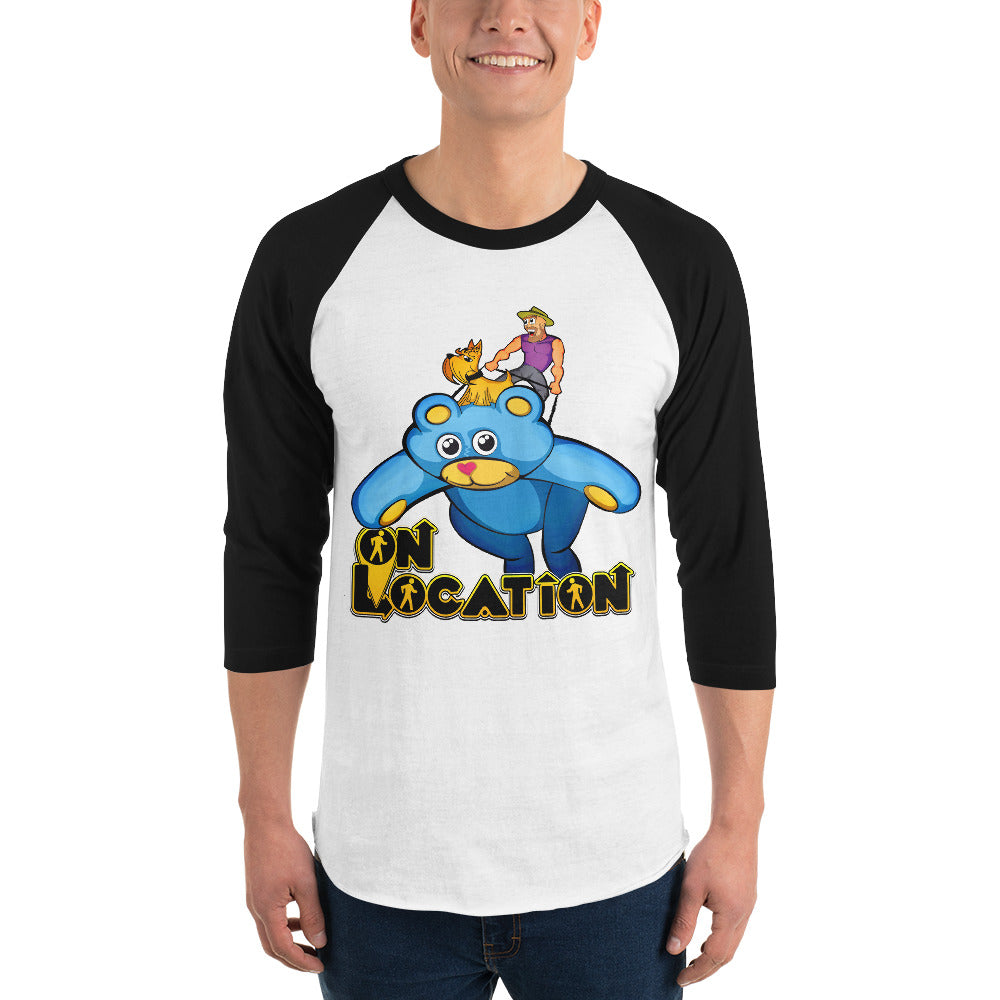 Giant Kite Flying Raglan Shirt