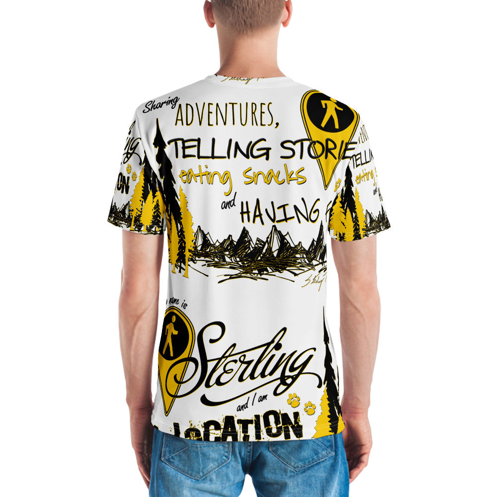 Typography White Sport Shirt