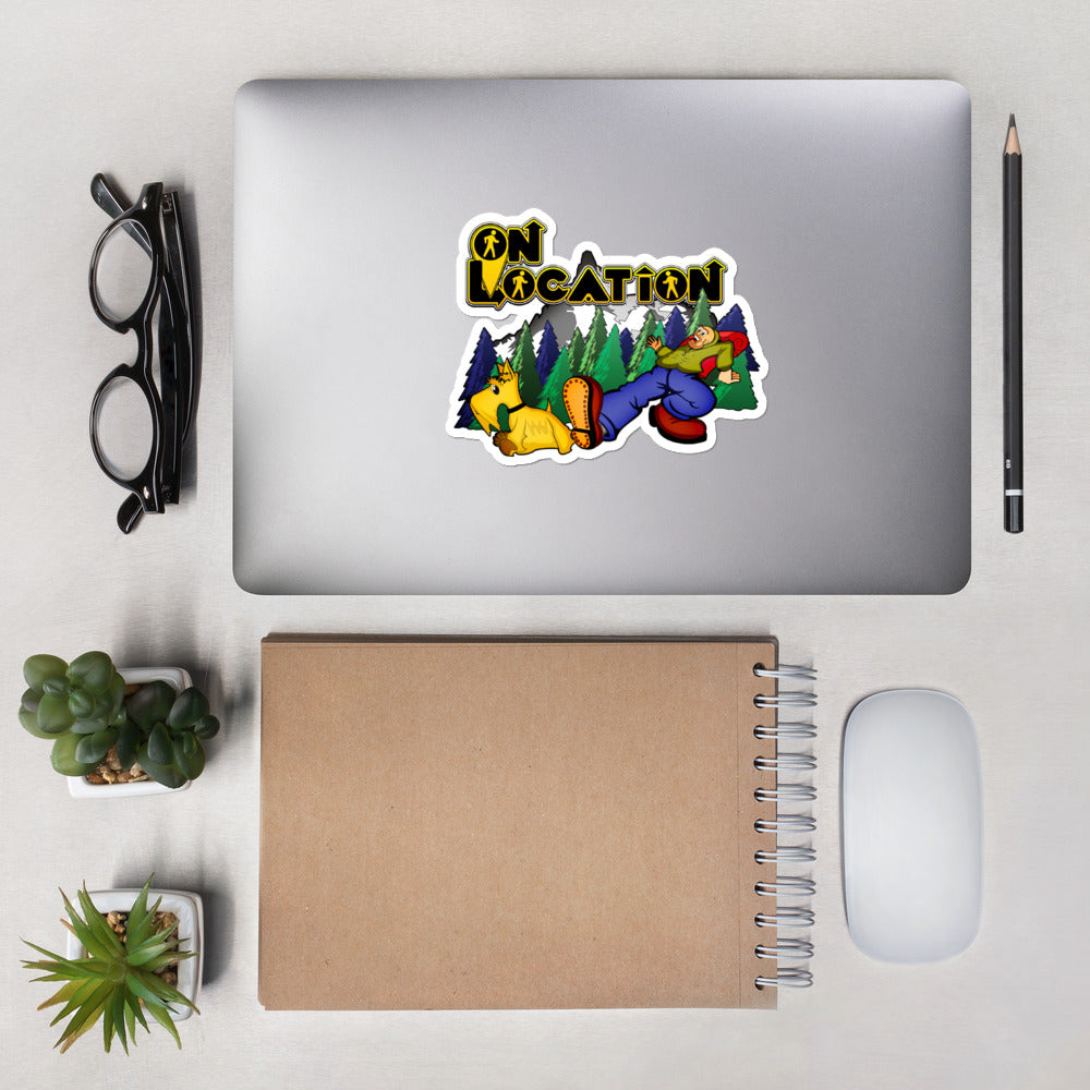 Keep On Hiking Stickers