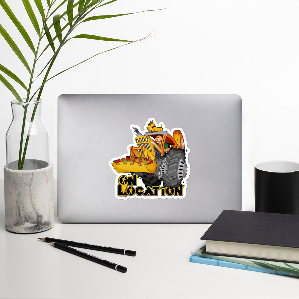 Plush Diamond Mining Stickers