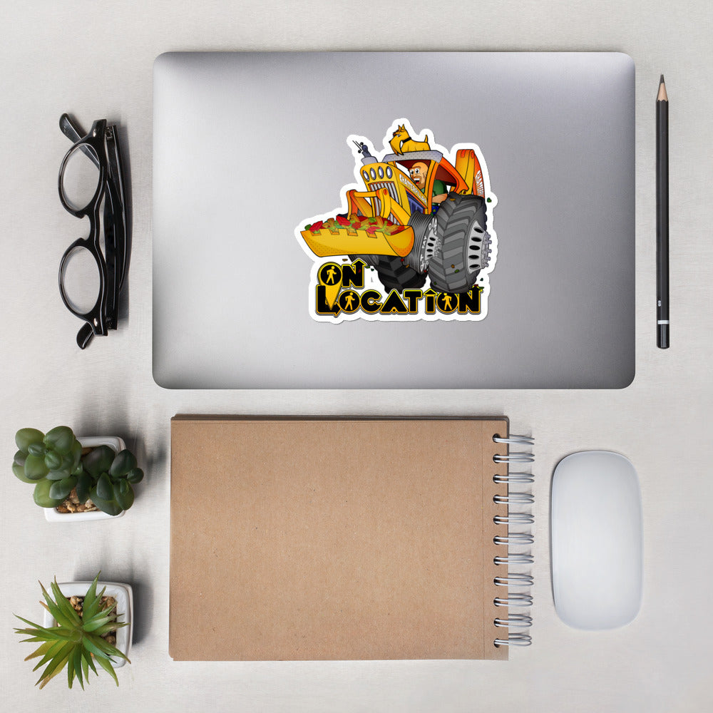 Plush Diamond Mining Stickers