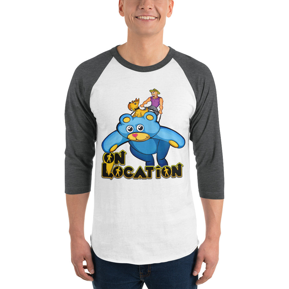 Giant Kite Flying Raglan Shirt