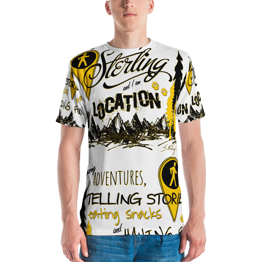 Typography White Sport Shirt