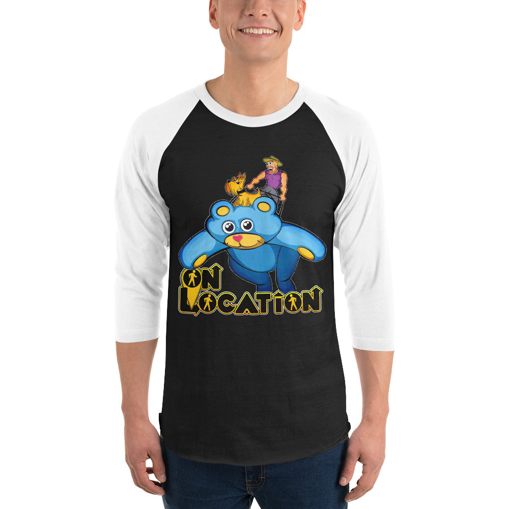 Giant Kite Flying Raglan Shirt
