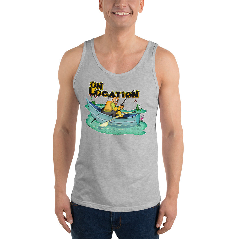 Fishing Unisex Tank Top (multiple colors)