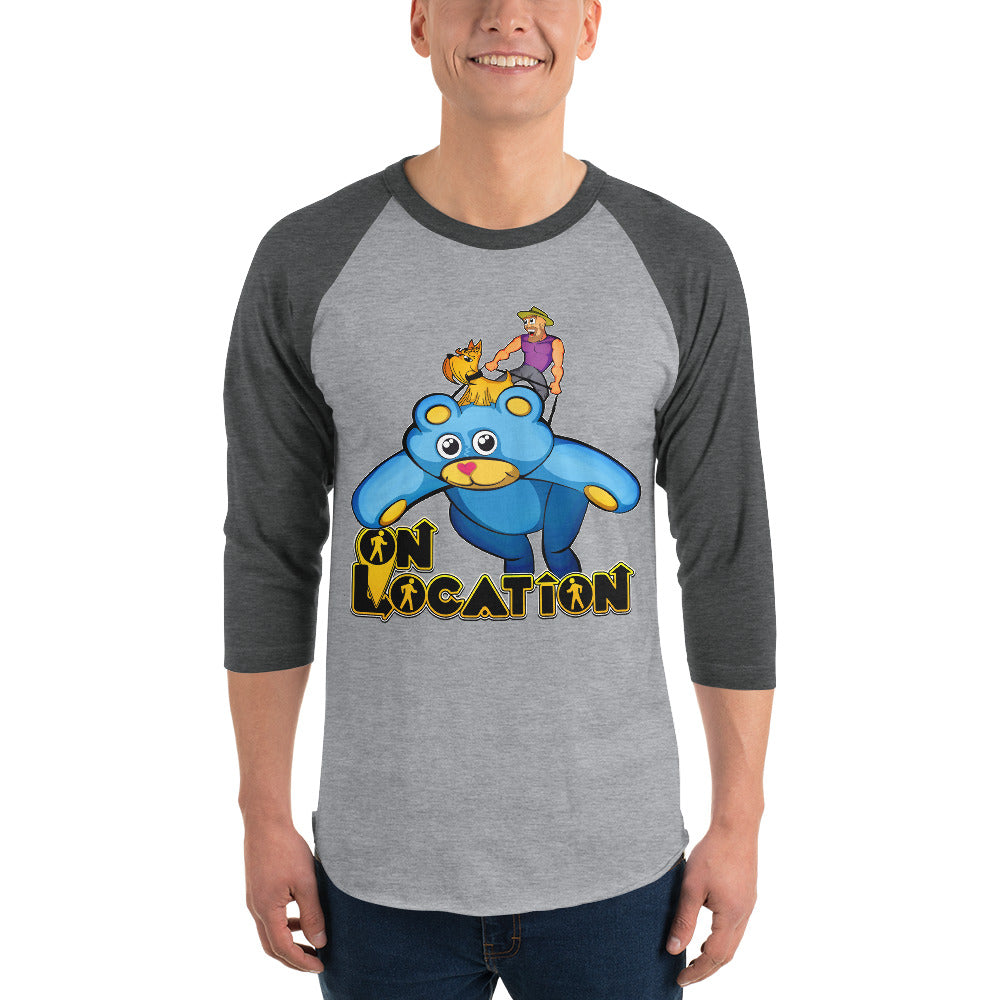 Giant Kite Flying Raglan Shirt