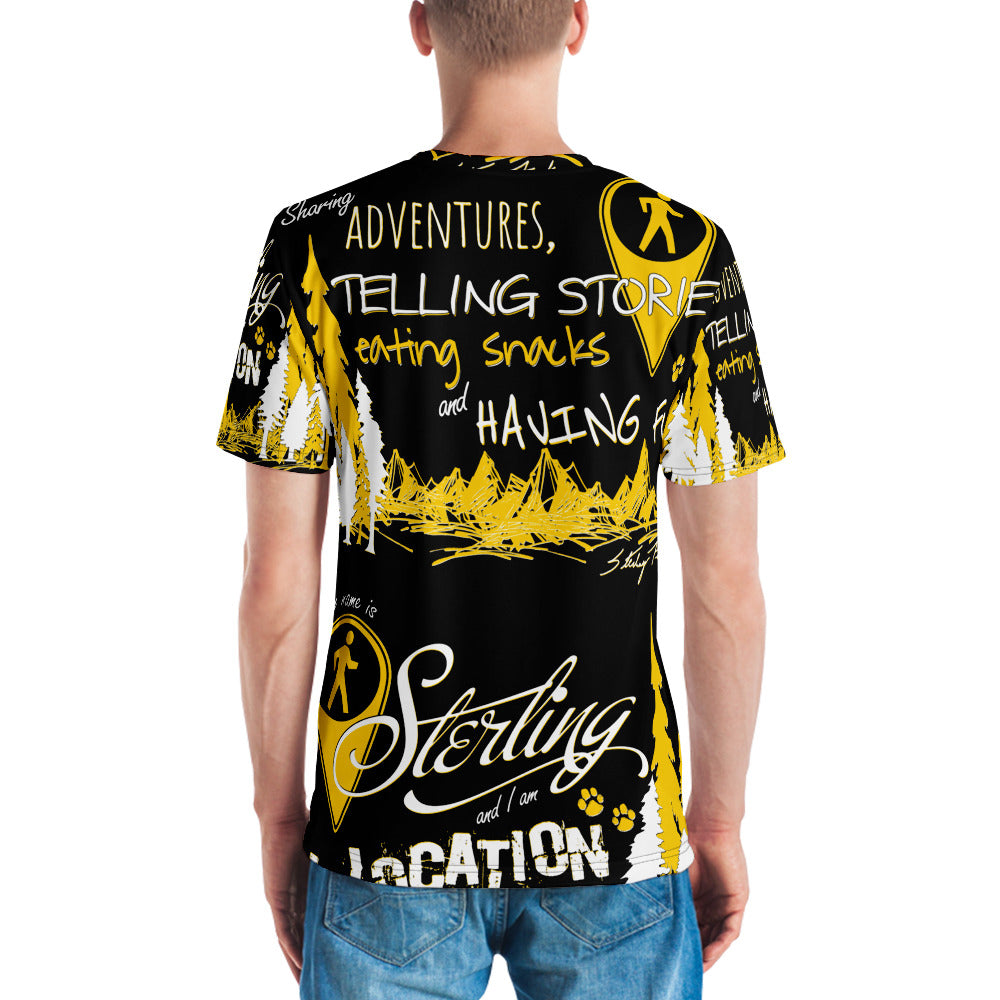 Typography Black Sport Shirt