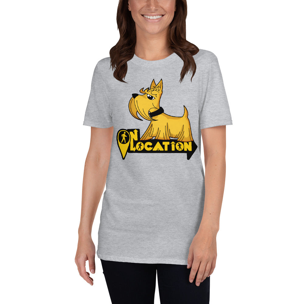 Dogmatix the Scottish Terrier Unisex Shirt - Front Graphic (multiple colors)