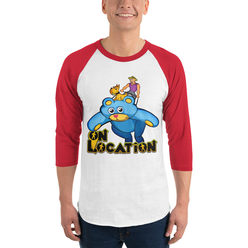 Giant Kite Flying Raglan Shirt