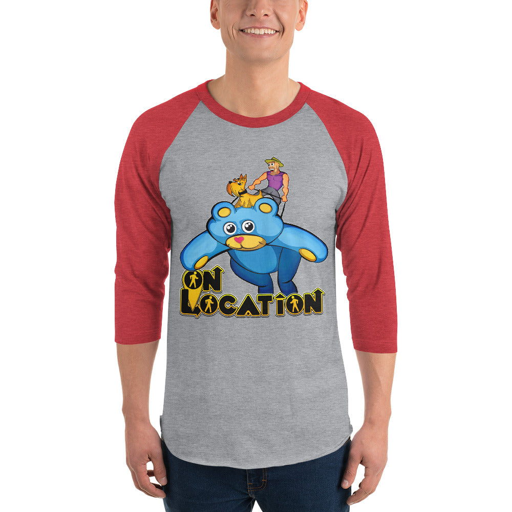 Giant Kite Flying Raglan Shirt