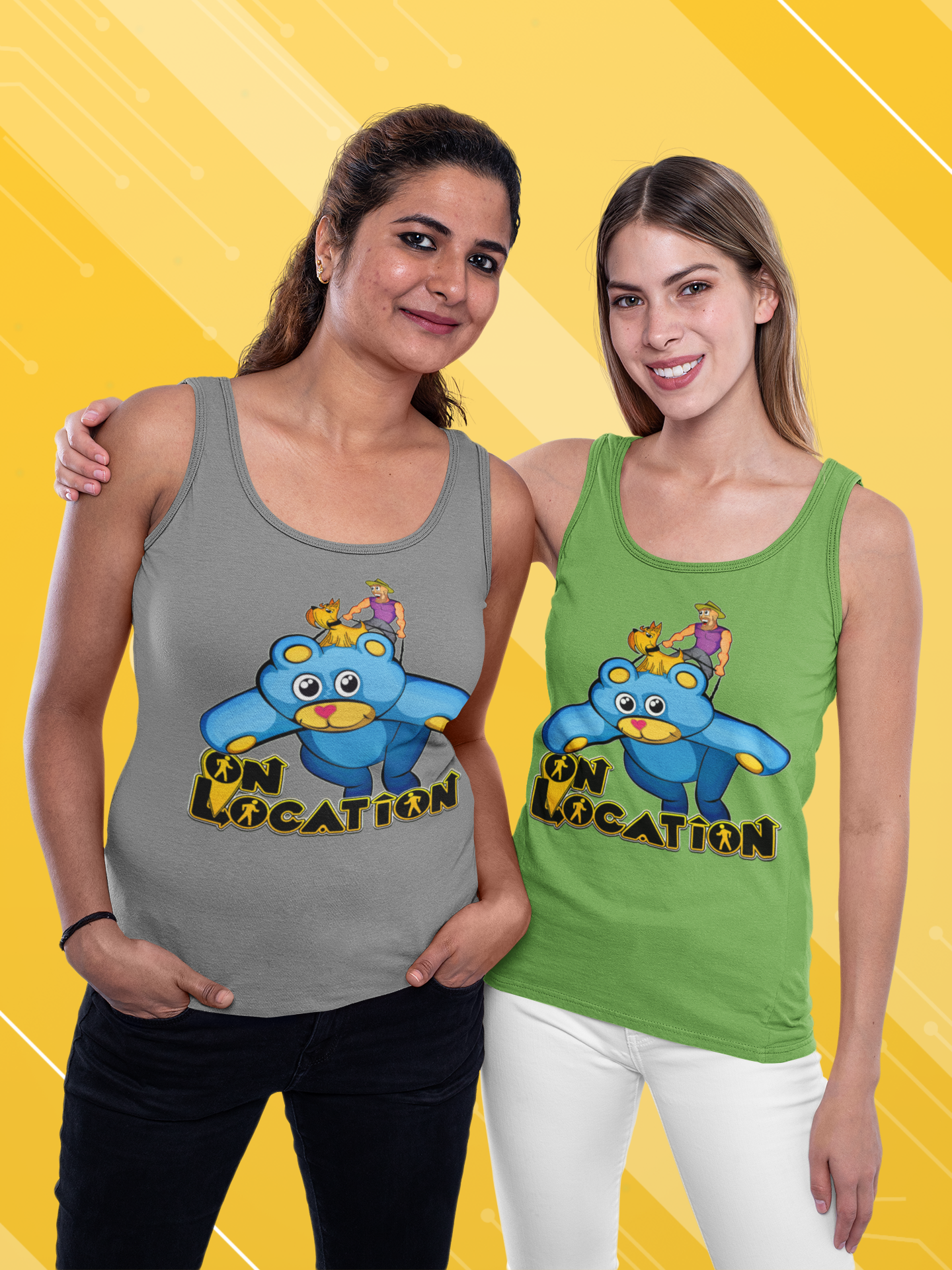 Giant Kite Flying Unisex Tank Top (multiple colors)