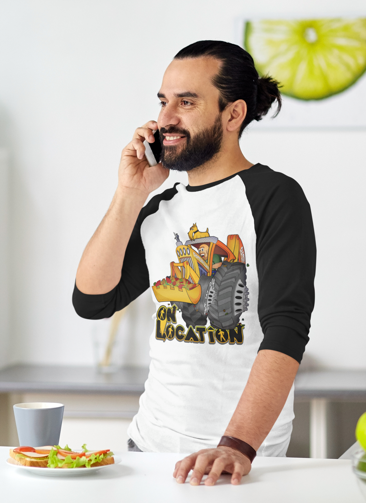Plush Diamond Mining Raglan Shirt