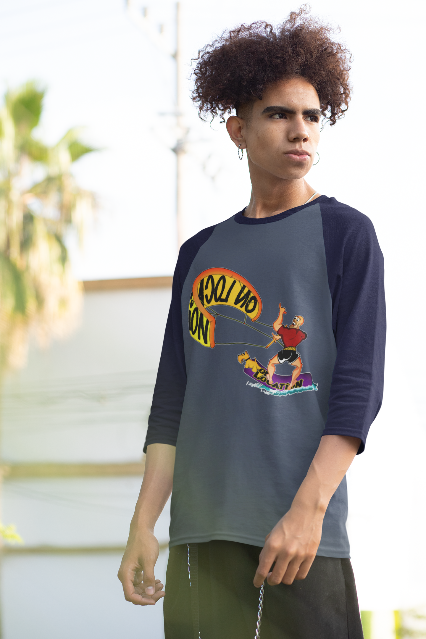 Kiteboarding Raglan Shirt