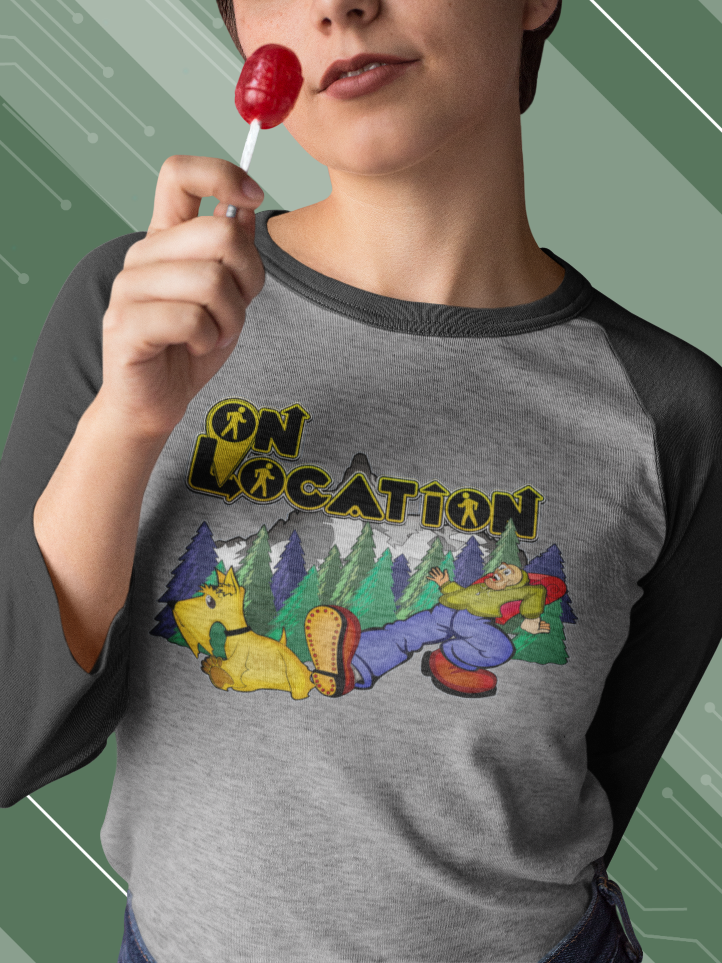 Keep On Hiking Raglan Shirt
