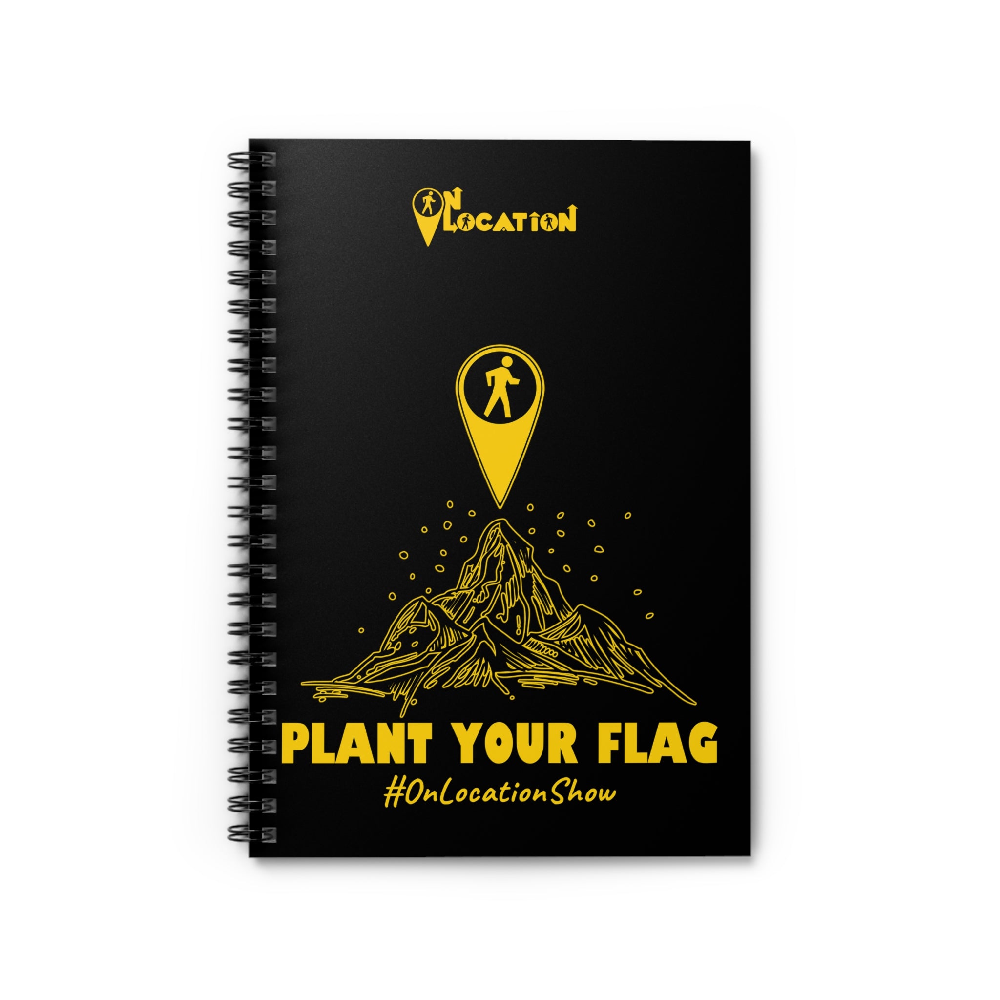 Plant Your Flag Spiral Notebook