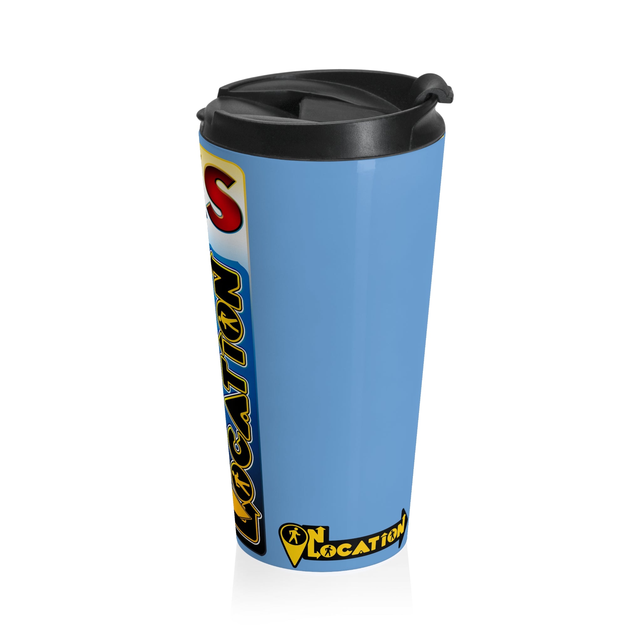Cold Water Surfing Travel Tumbler (water blue)