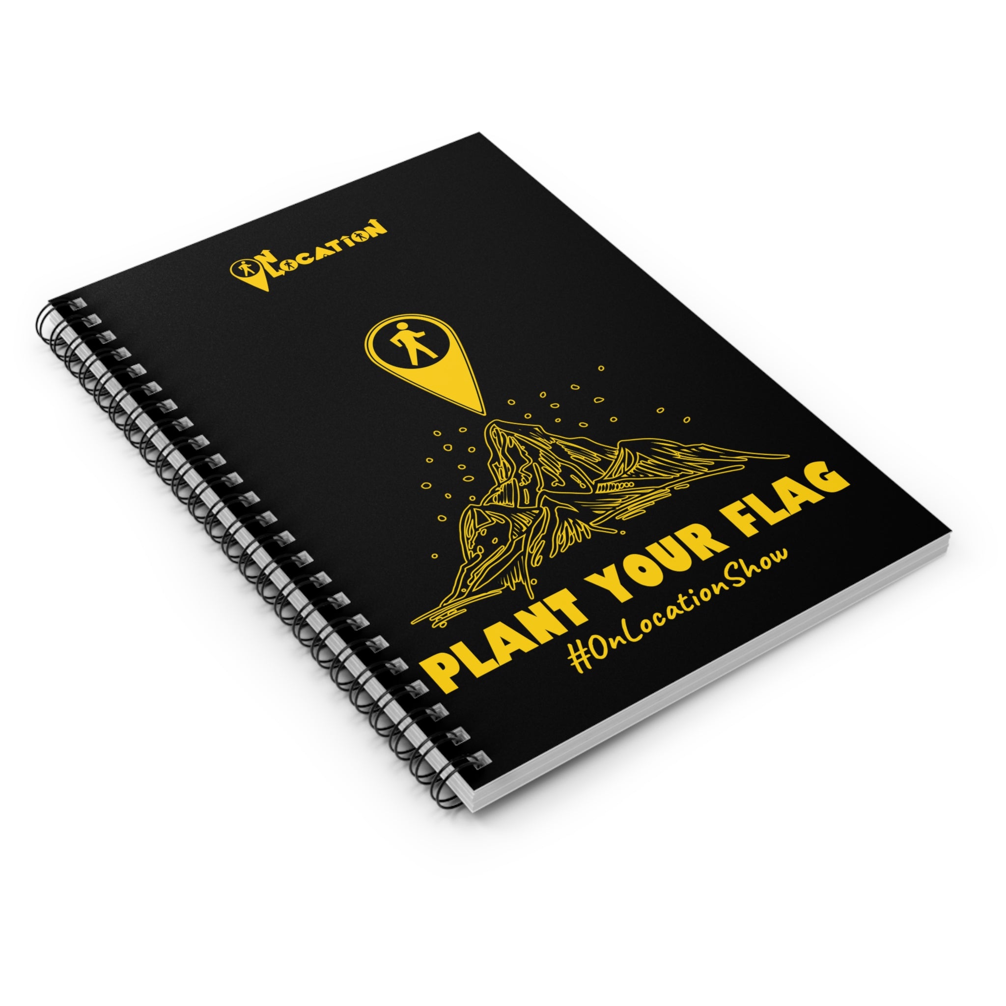 Plant Your Flag Spiral Notebook