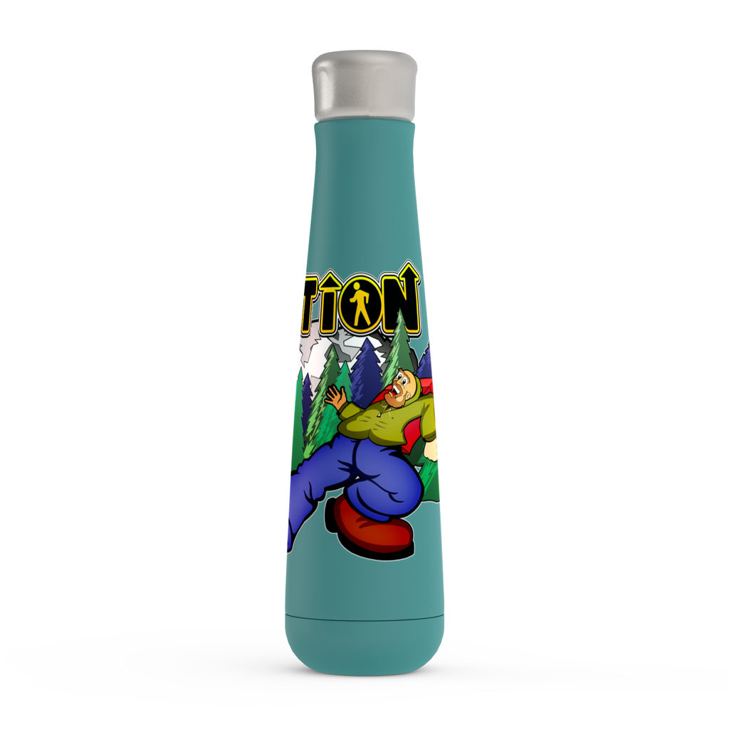 Keep On Hiking 16 oz Metallic Water Bottle (multiple colors)