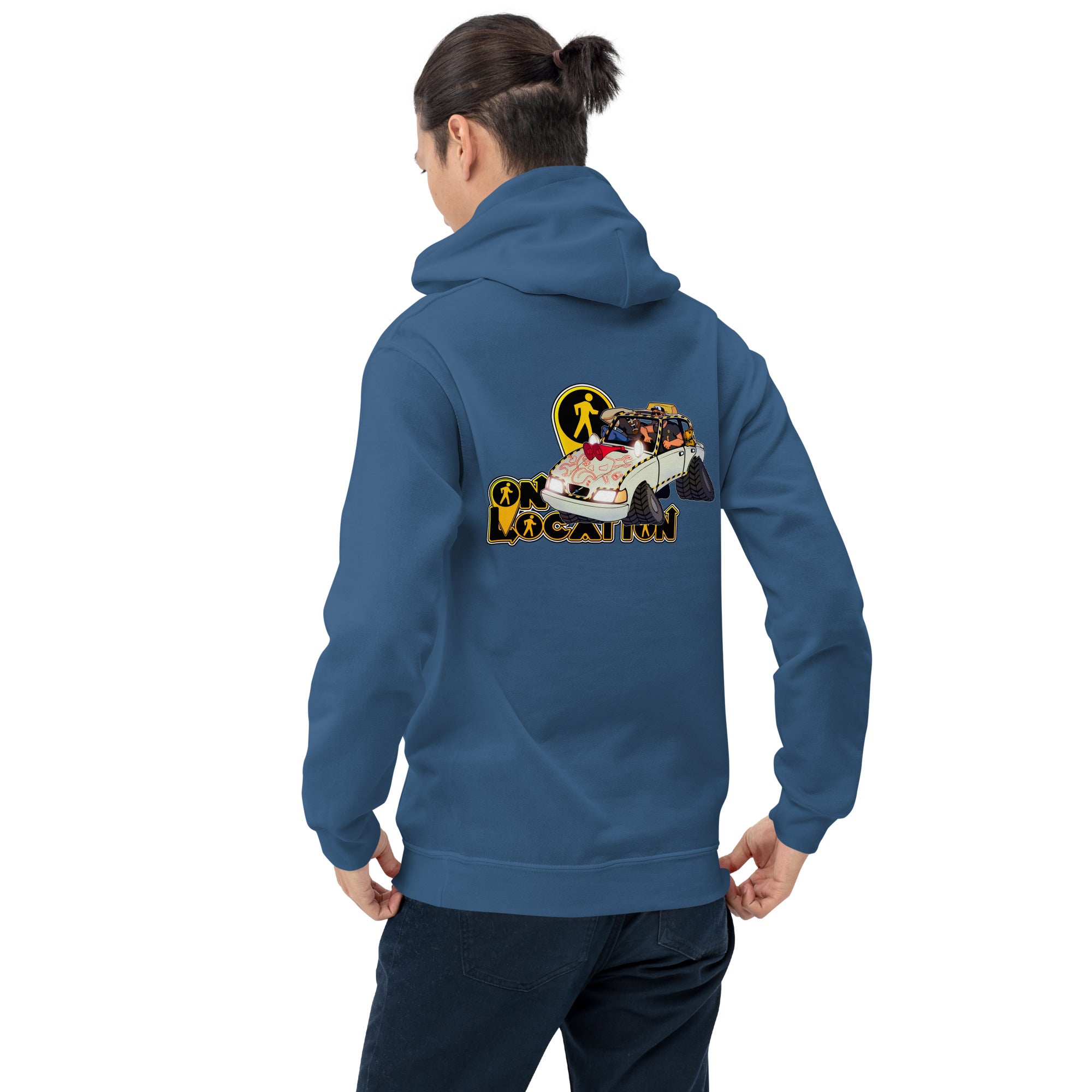 Navigation Driving Challenge Unisex Hoodie - Back Graphic (multiple colors)