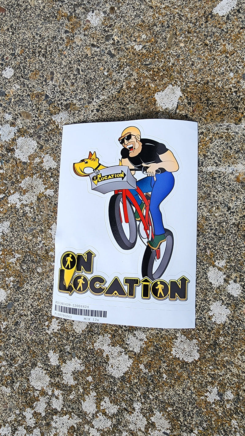 Mountain Biking Stickers (multiple sizes)