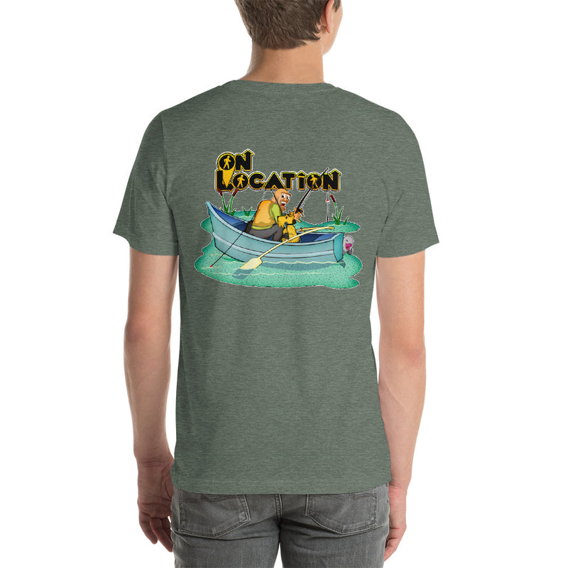 Fishing Unisex Shirt - Back Graphic (multiple colors)