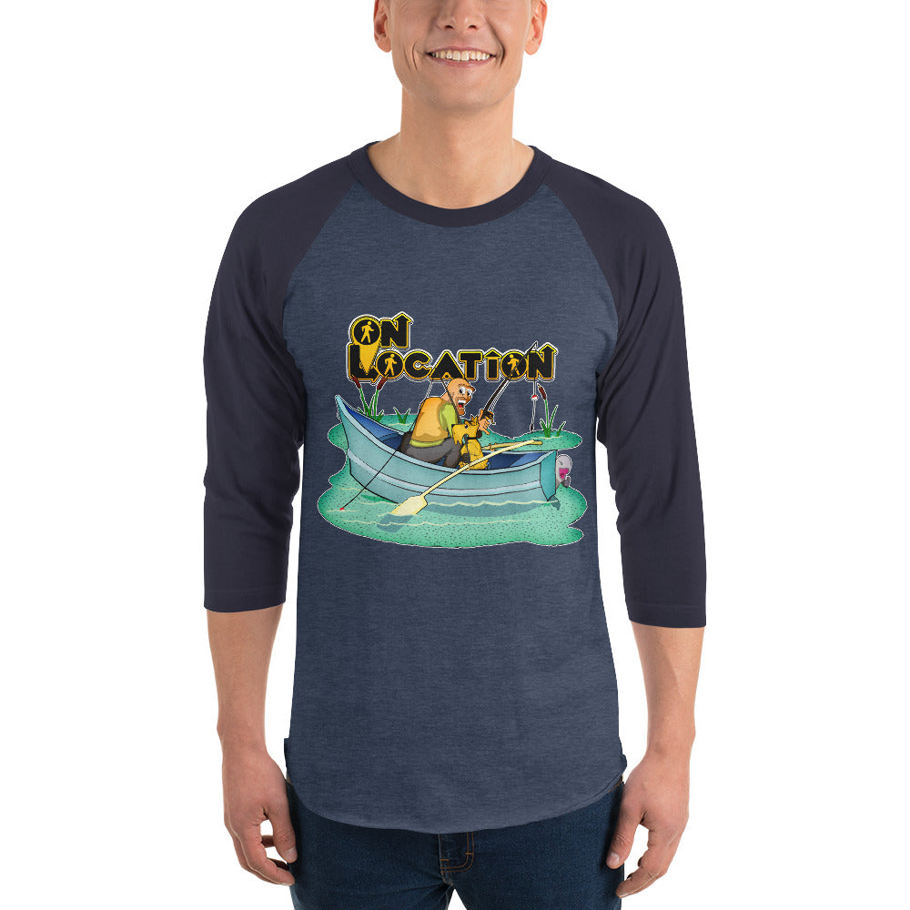 Fishing Unisex Raglan Shirt (multiple colors)
